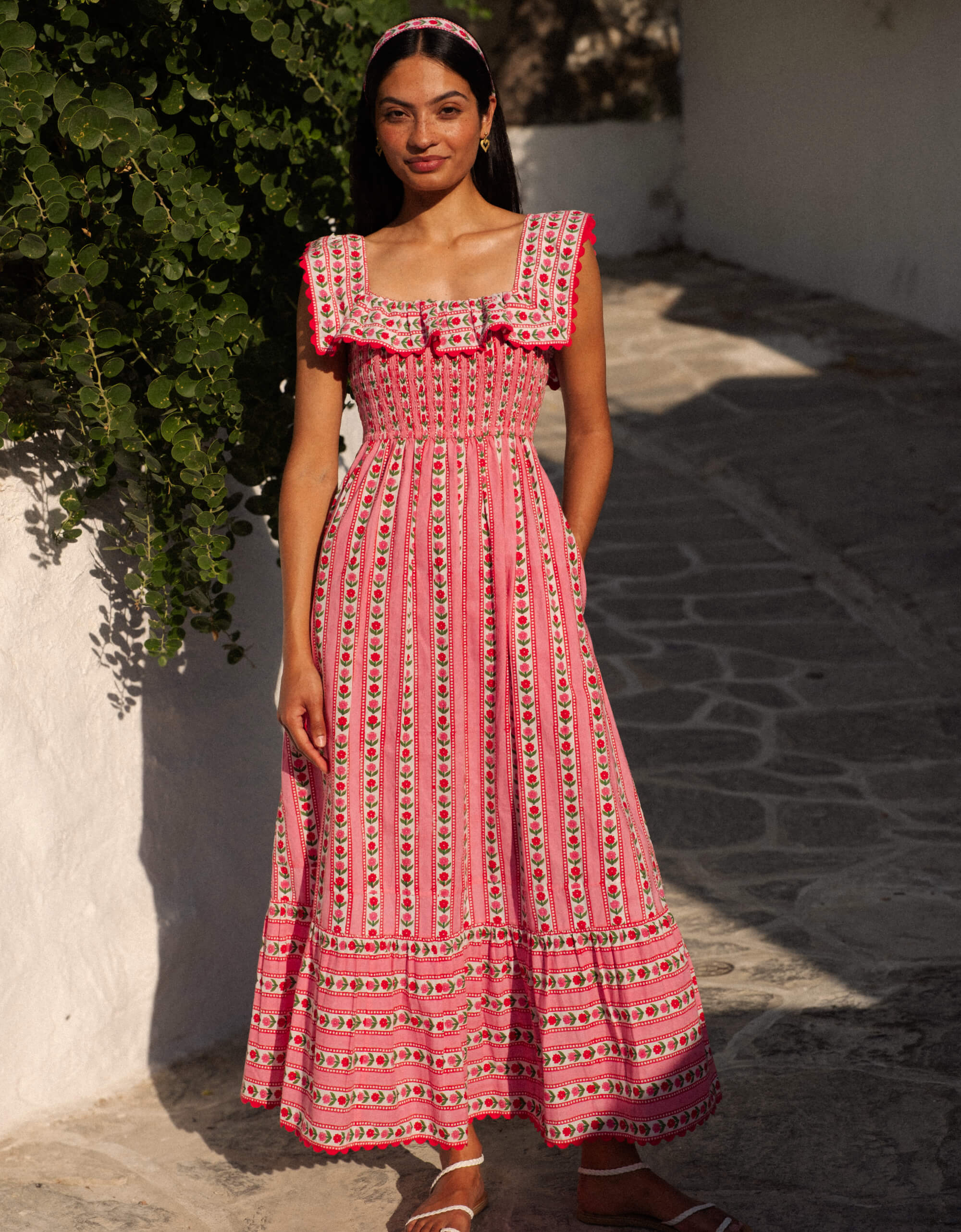 Pink City Prints Alpine Rose Carrie Dress