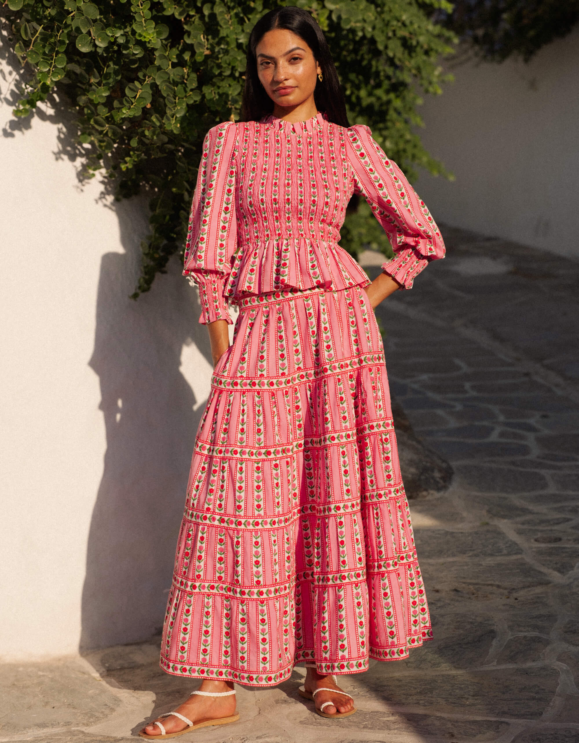 Pink City Prints Alpine Rose Isabel Top