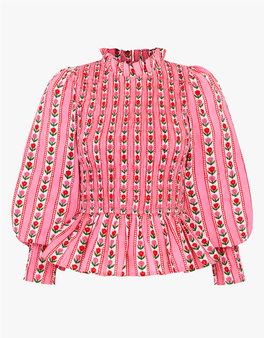 Pink City Prints Alpine Rose Isabel Top