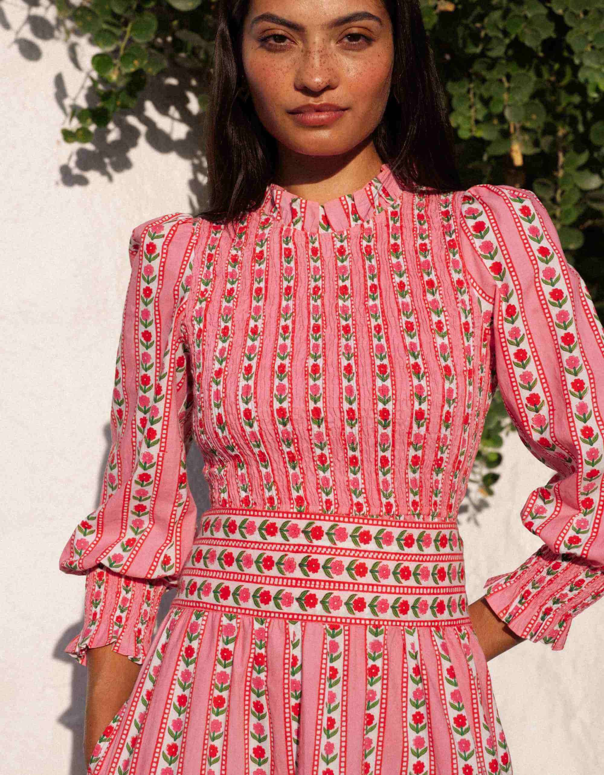 Pink City Prints Alpine Rose Rah Rah Skirt