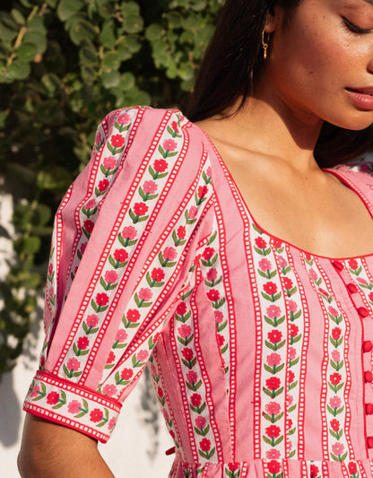 Pink City Prints Alpine Rose Sierra Dress