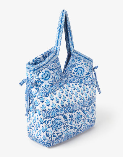 Pink City Prints Azure Patchwork Bag