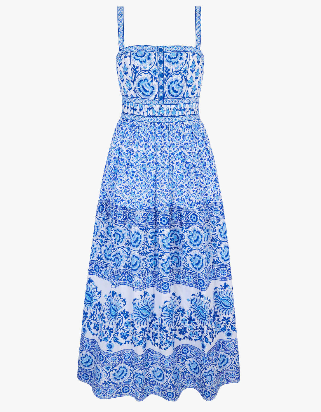 Shop Block Print Midi Dress Shop Block Print Midi Dress