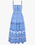 Pink City Prints Azure Patchwork Nuri Dress