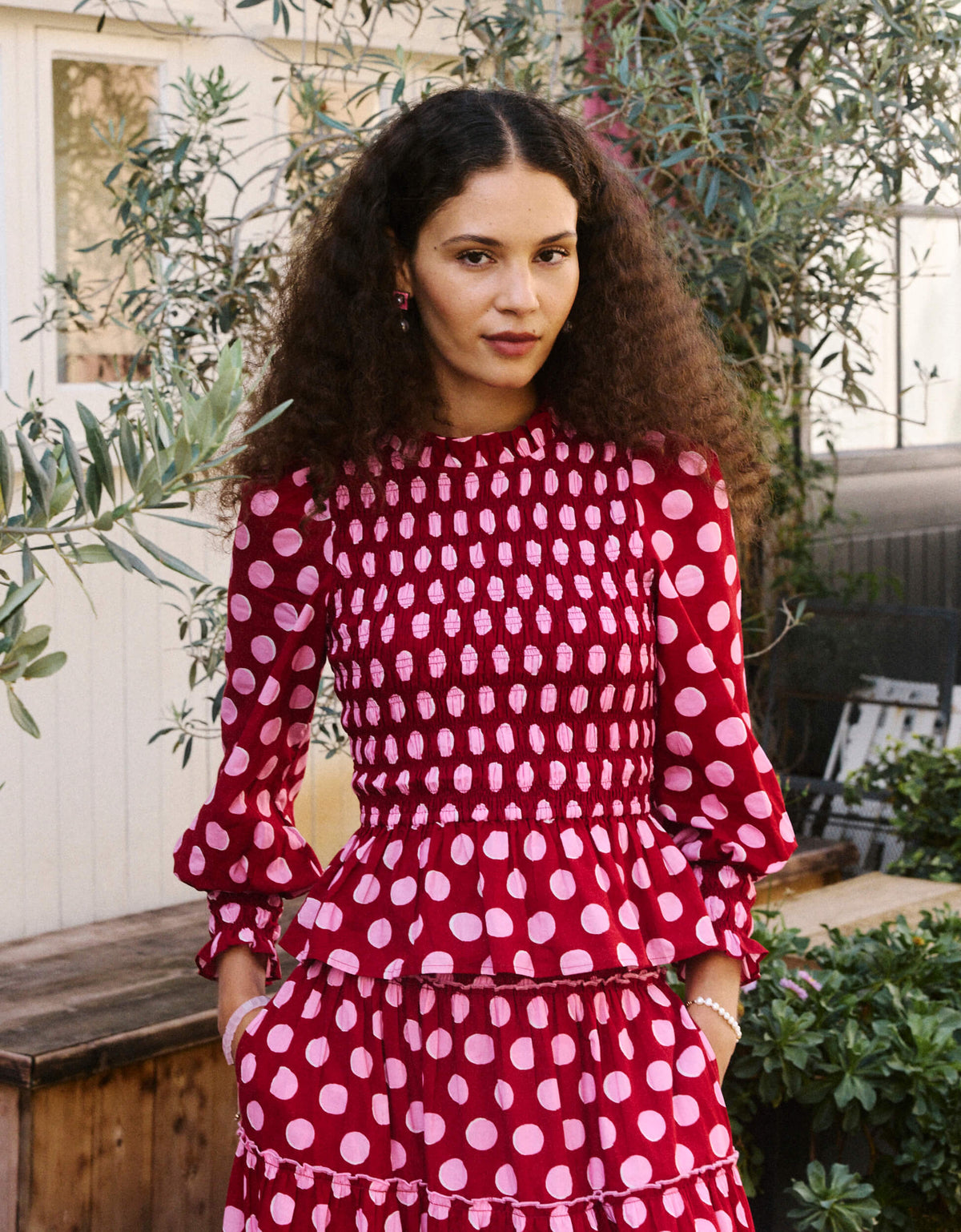 Berry Polka Isabel Top