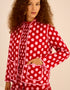 Pink City Prints Berry Polka Penny Jacket