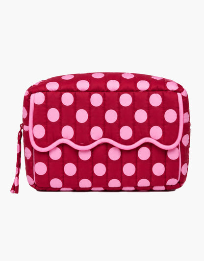 Pink City Prints Berry Polka Washbag