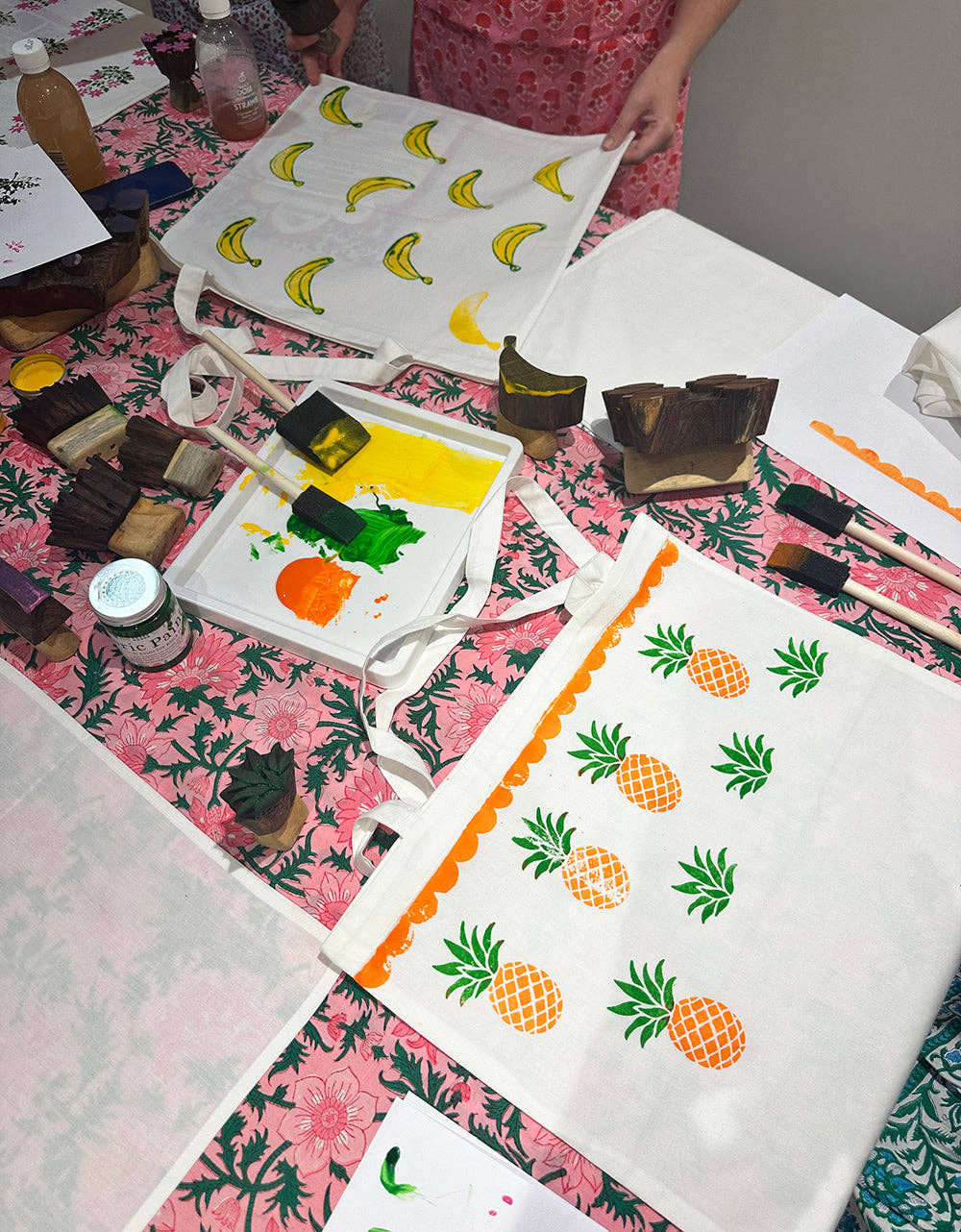Pink City Prints Block Printing Workshop