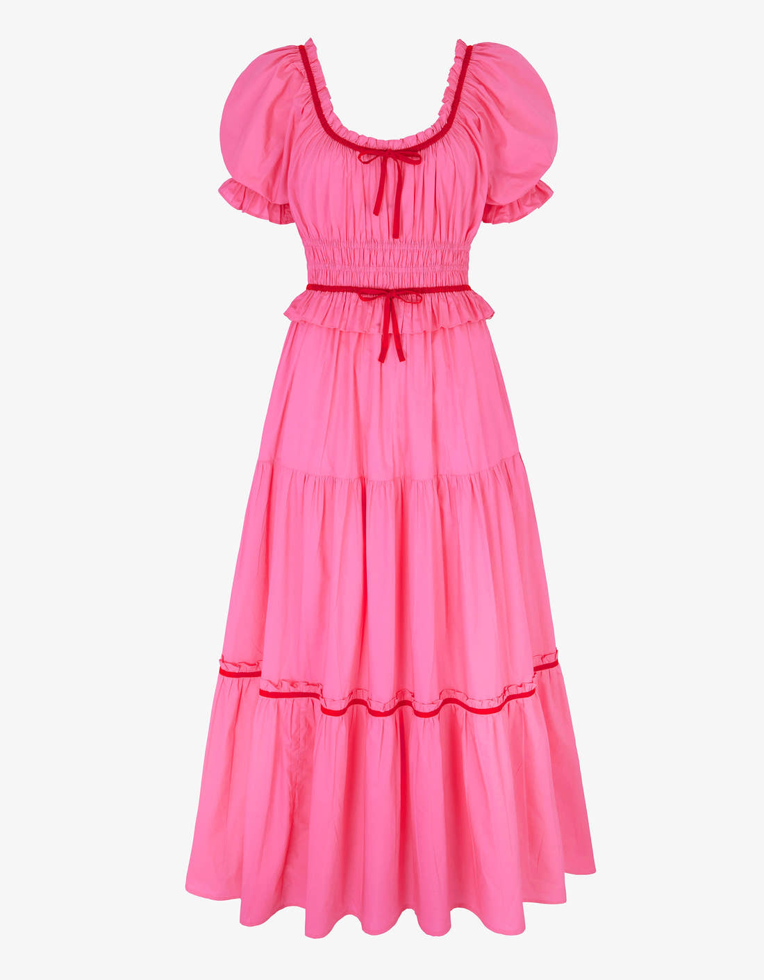 Pink City Prints Bubbglegum Poplin Agatha Dress