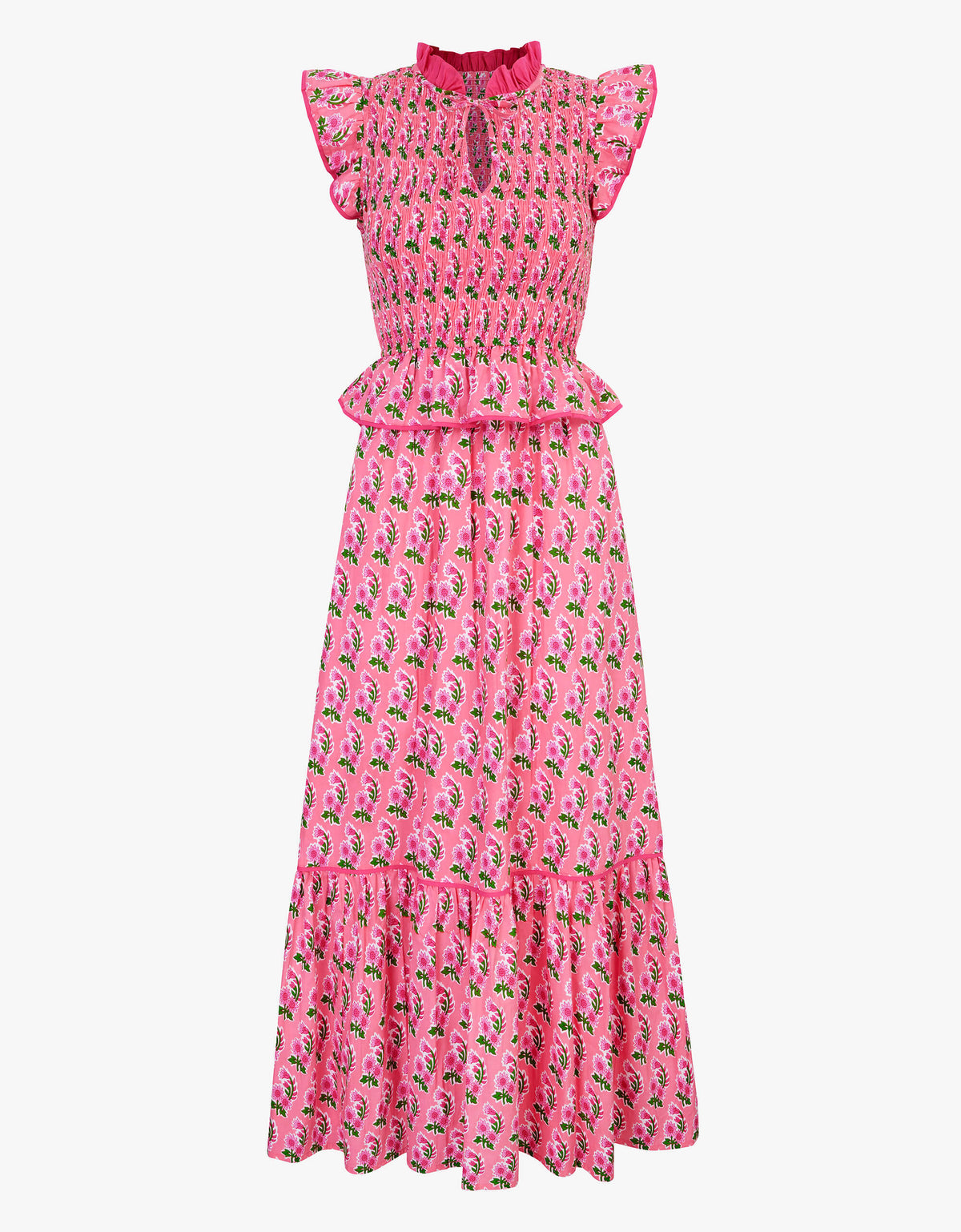 Pink City Prints Bubblegum Zinnia Harper Dress