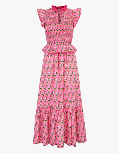 Pink City Prints Bubblegum Zinnia Harper Dress