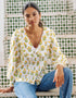 Pink City Prints Buttercup Meadow Flora Blouse