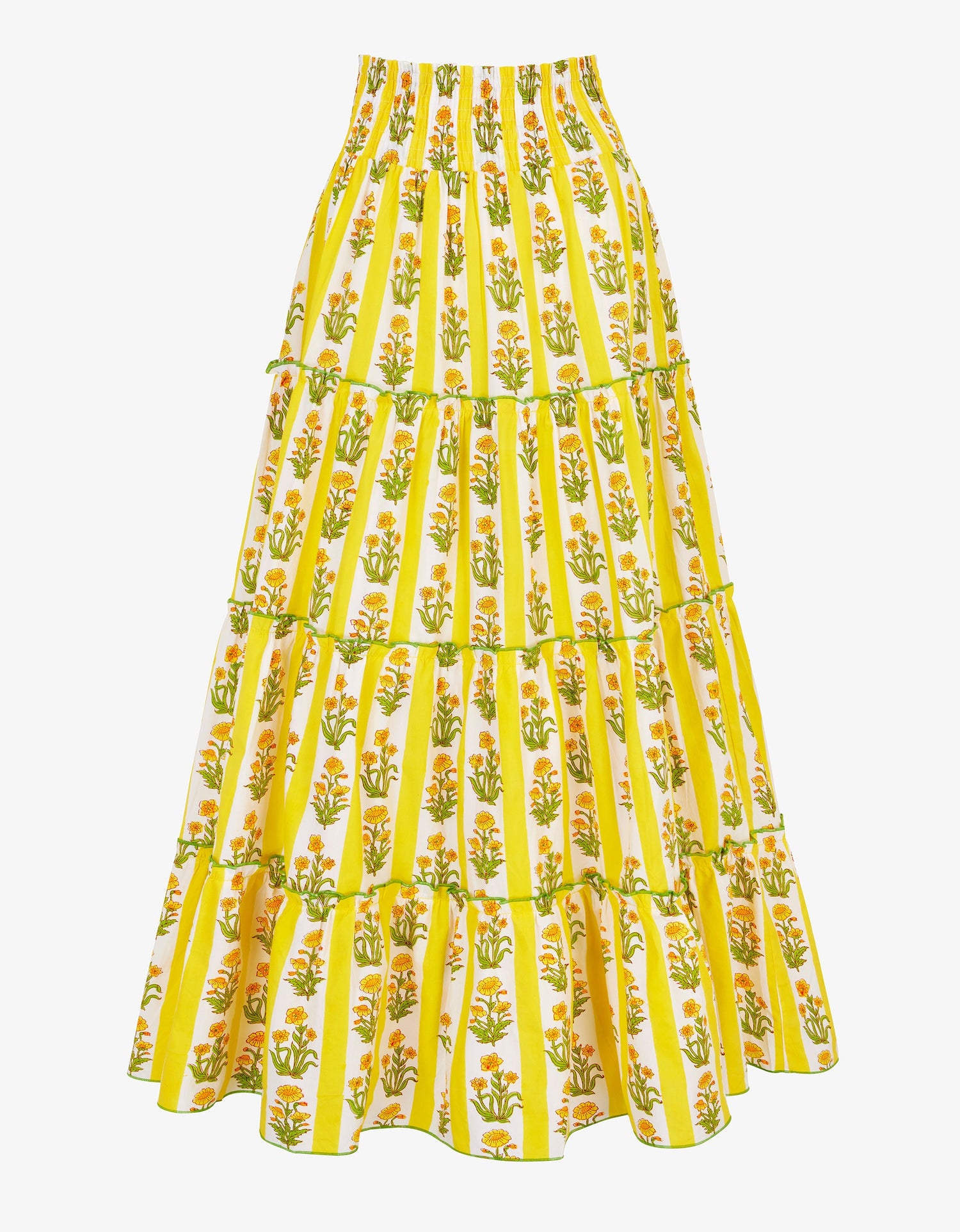 Pink City Prints Buttercup Stripe Rah Rah Skirt