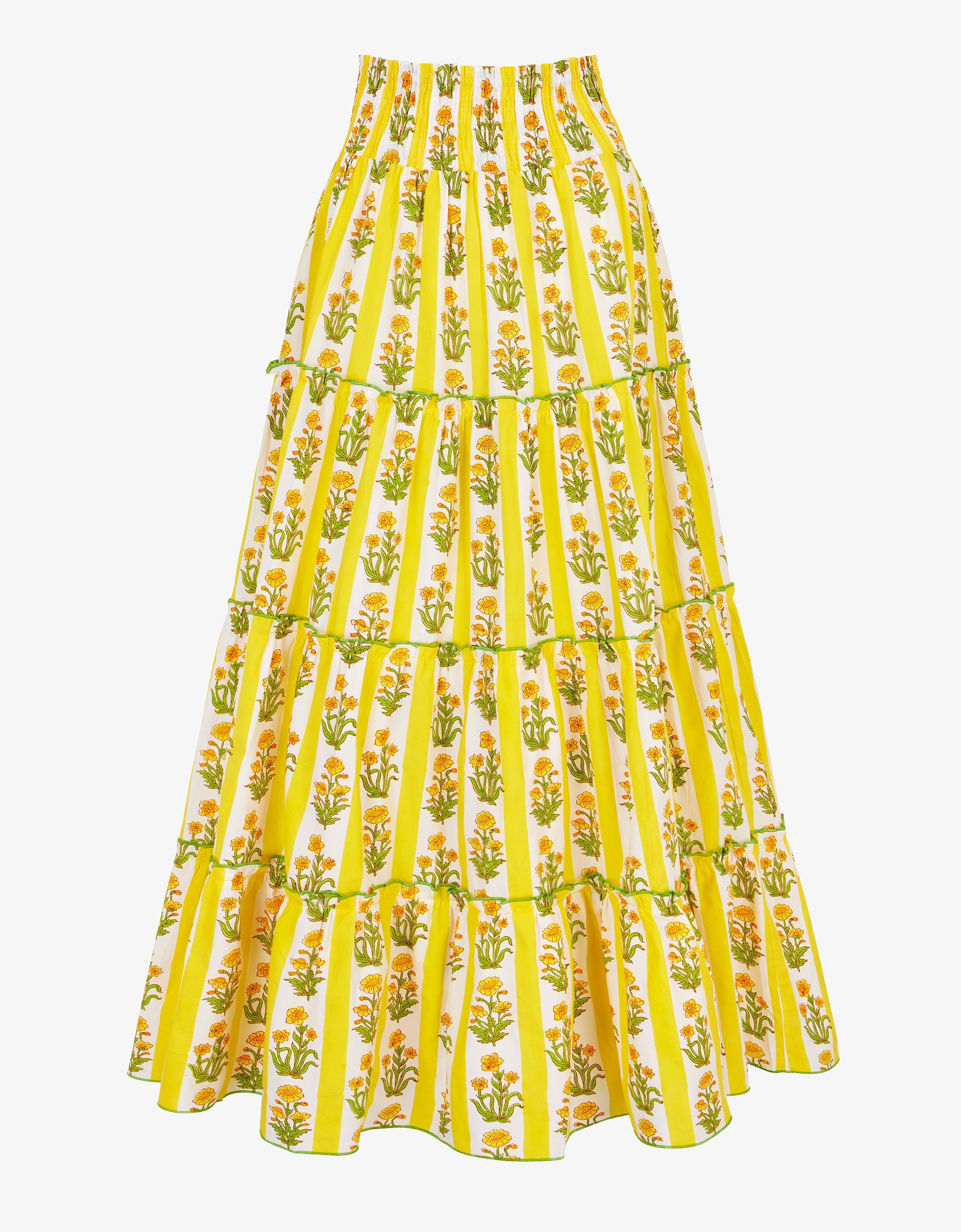 Pink City Prints Buttercup Stripe Rah Rah Skirt