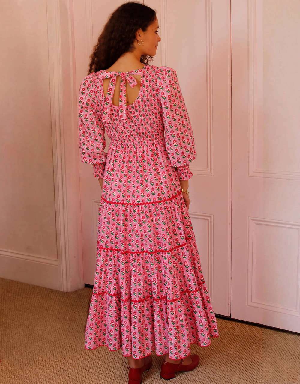 Pink City Prints Candy Buta Abigail Dress