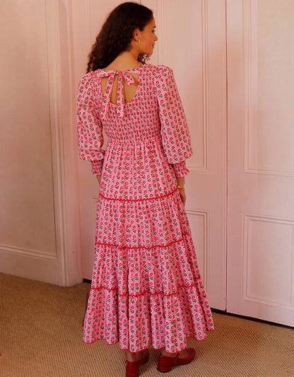 Pink City Prints Candy Buta Abigail Dress