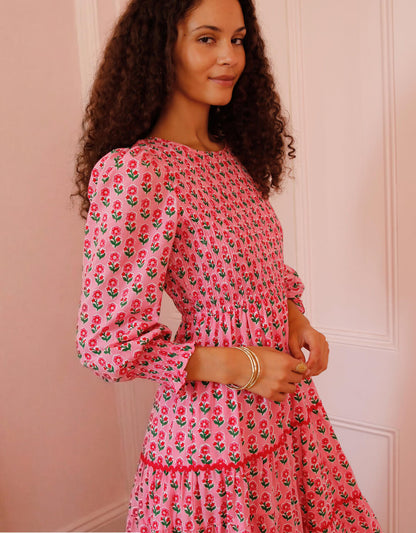 Pink City Prints Candy Buta Abigail Dress