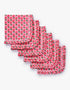 Pink City Prints Candy Cane Buta Napkins (Set of 6)