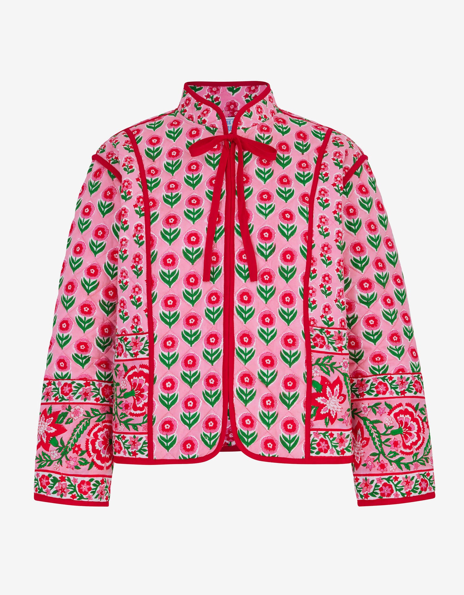 Pink City Prints Candy Cane Buta Penny Jacket