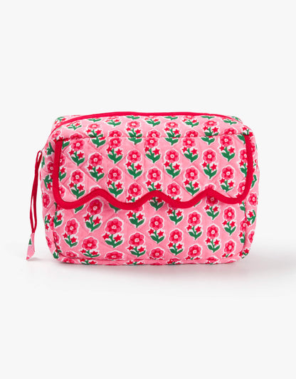 Pink City Prints Candy Cane Buta Washbag
