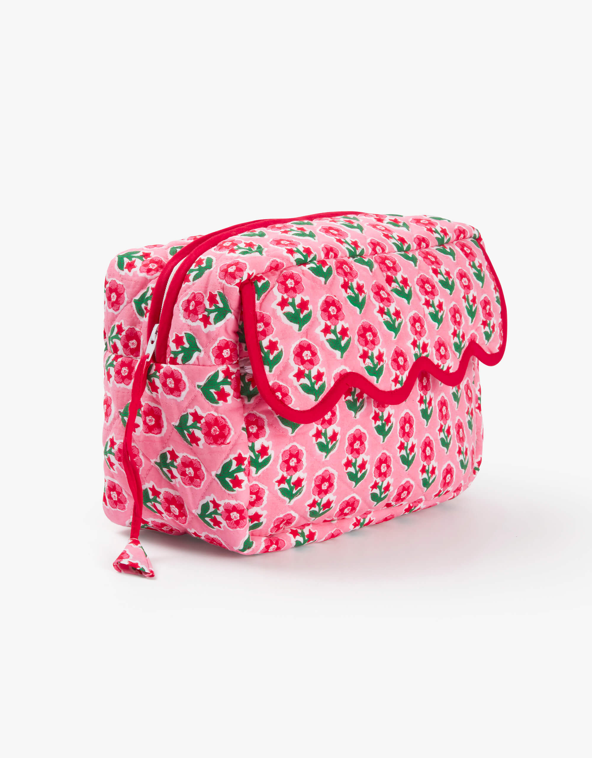 Pink City Prints Candy Cane Buta Washbag