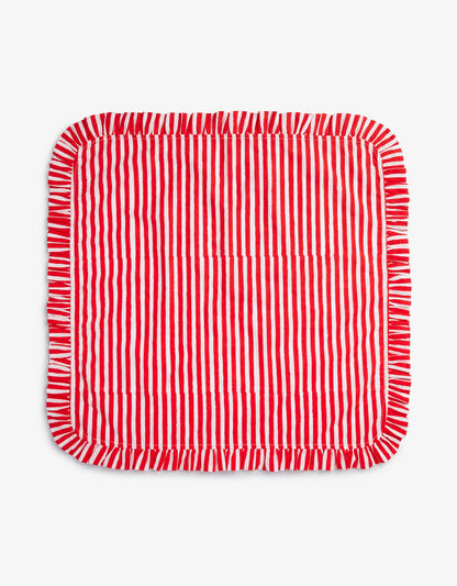 Pink City Prints Candy Stripe Napkin Set – Set of 6