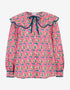 Pink City Prints Candy Zinnia Apple Blouse