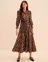 Pink City Prints Chanderi Jaal Matilda Dress