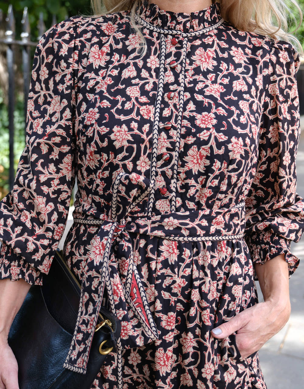 Pink City Prints Chanderi Jaal Matilda Dress