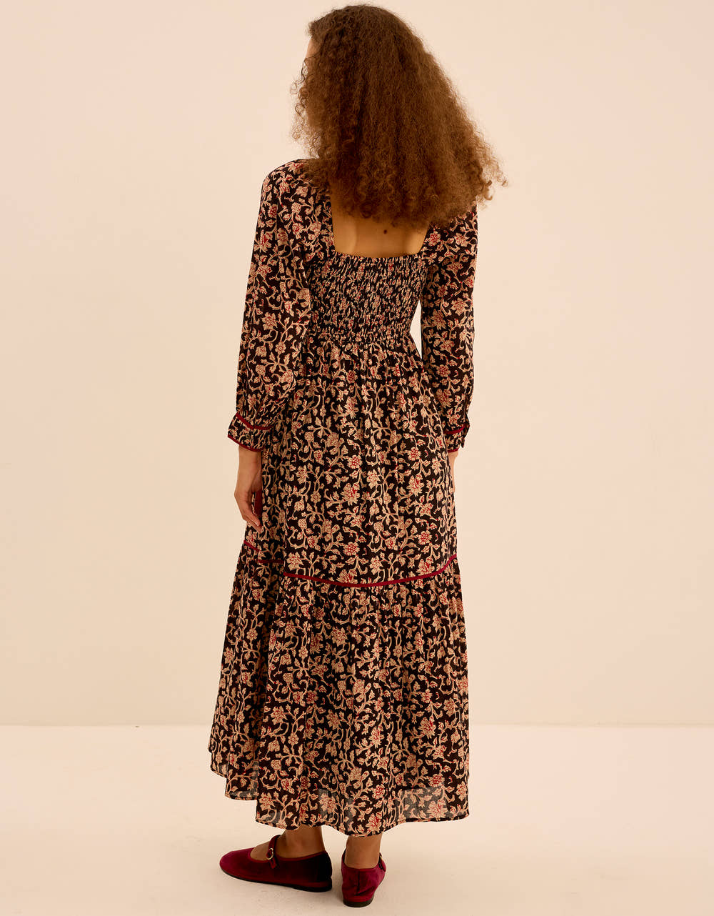 Pink City Prints Chanderi Jaal Riley Dress