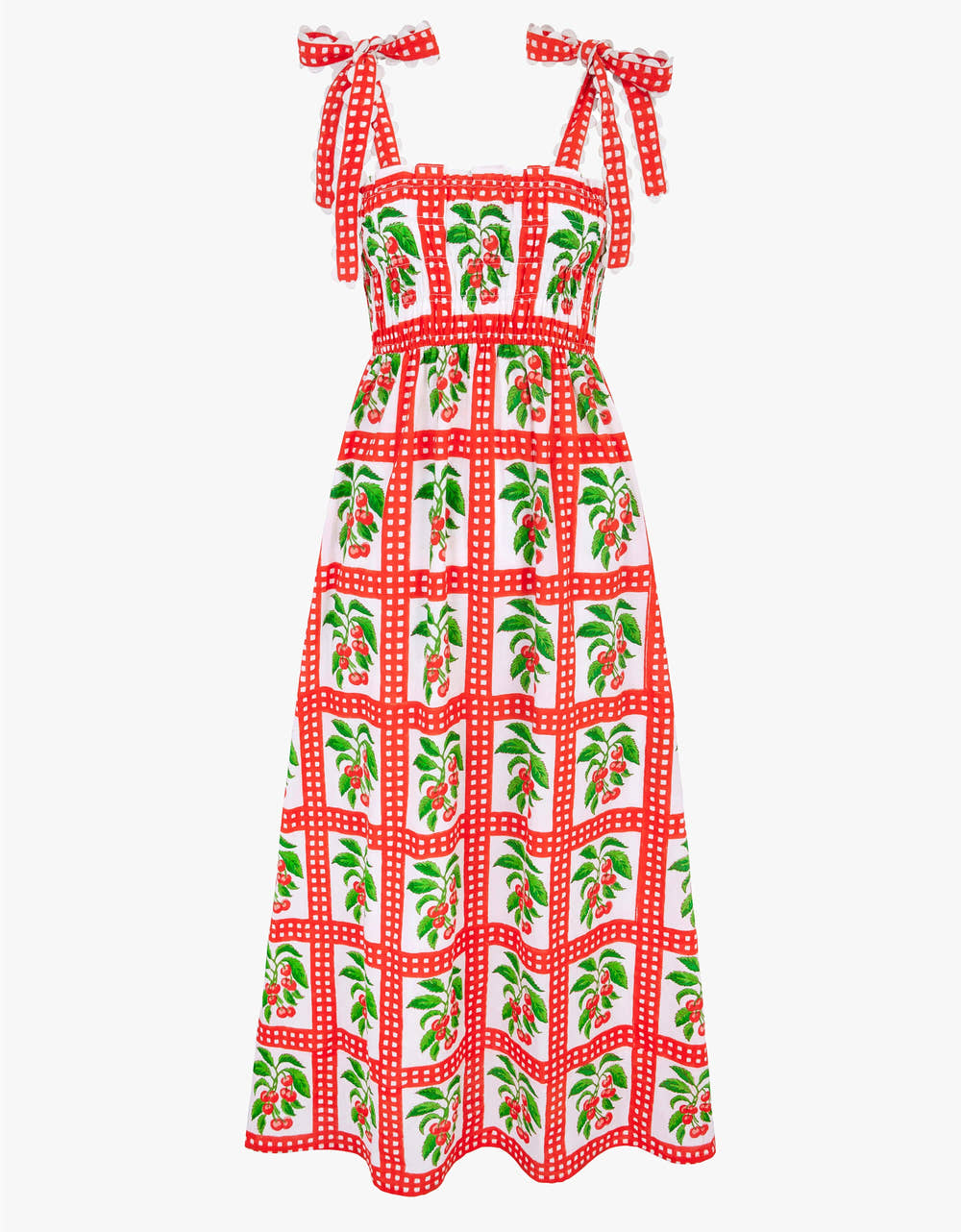 Pink City Prints Cherry Picnic Immy Dress