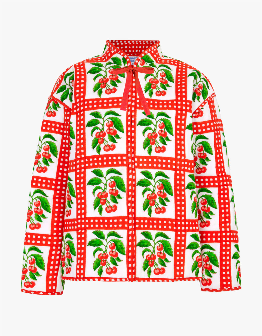 Pink City Prints Cherry Picnic Penny Jacket