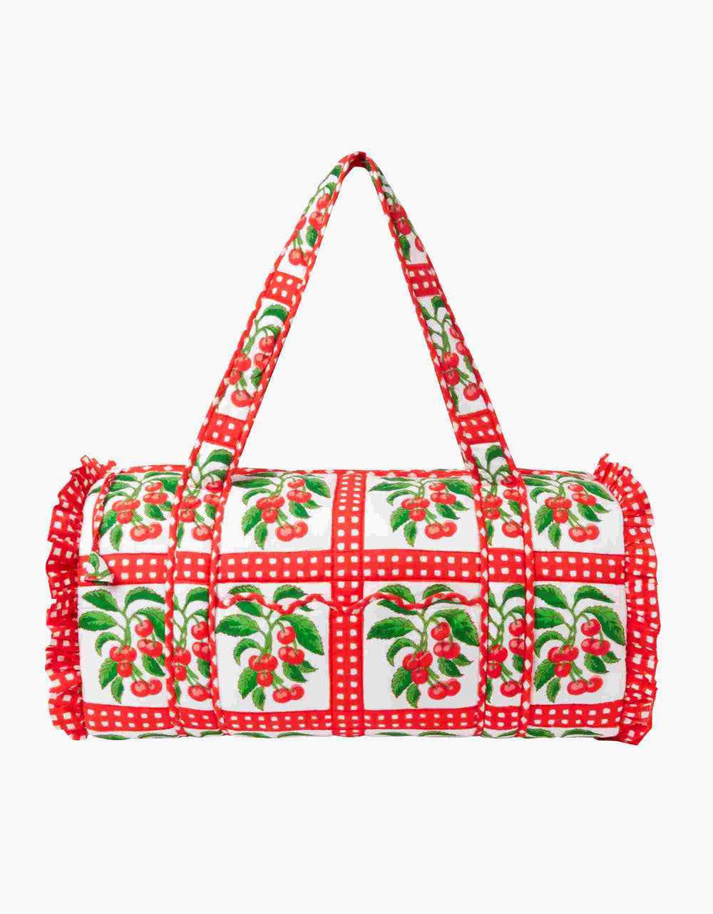 Pink City Prints Cherry Picnic Weekend Bag