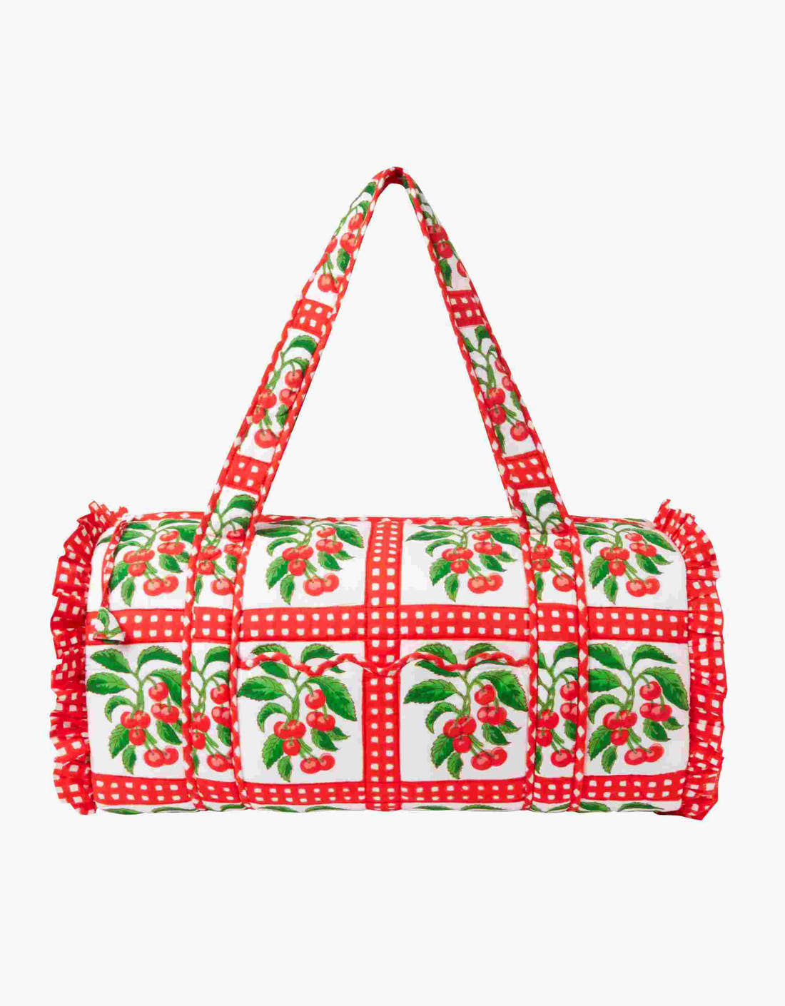 Pink City Prints Cherry Picnic Weekend Bag