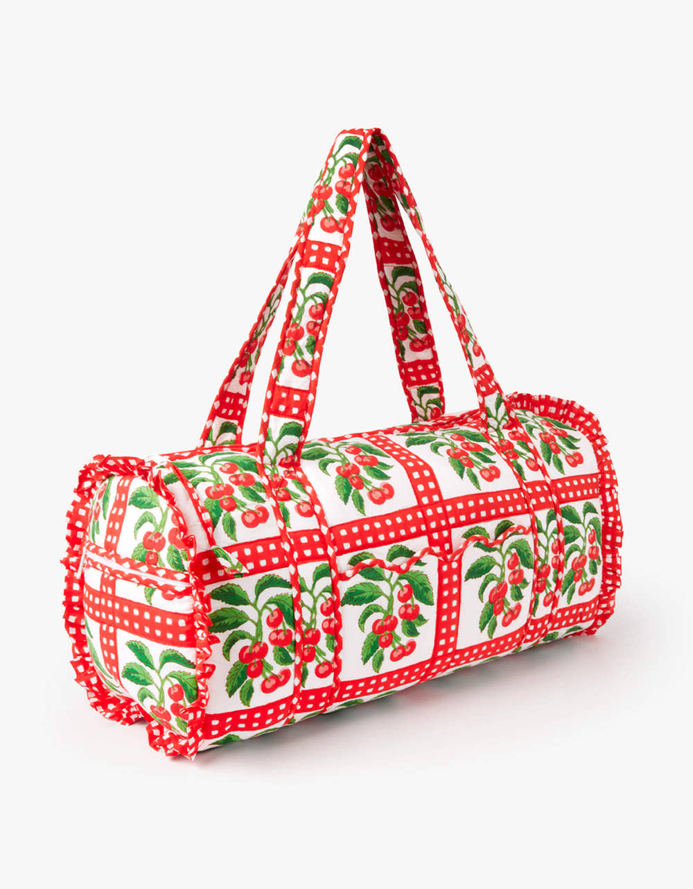Pink City Prints Cherry Picnic Weekend Bag