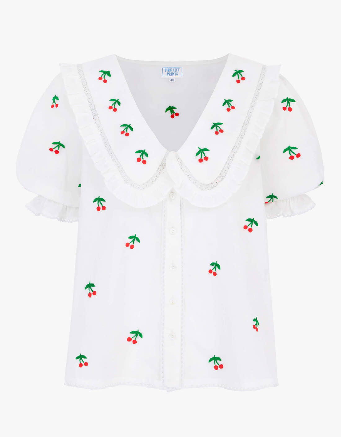 Pink City Prints Cherrylicious Ava Blouse