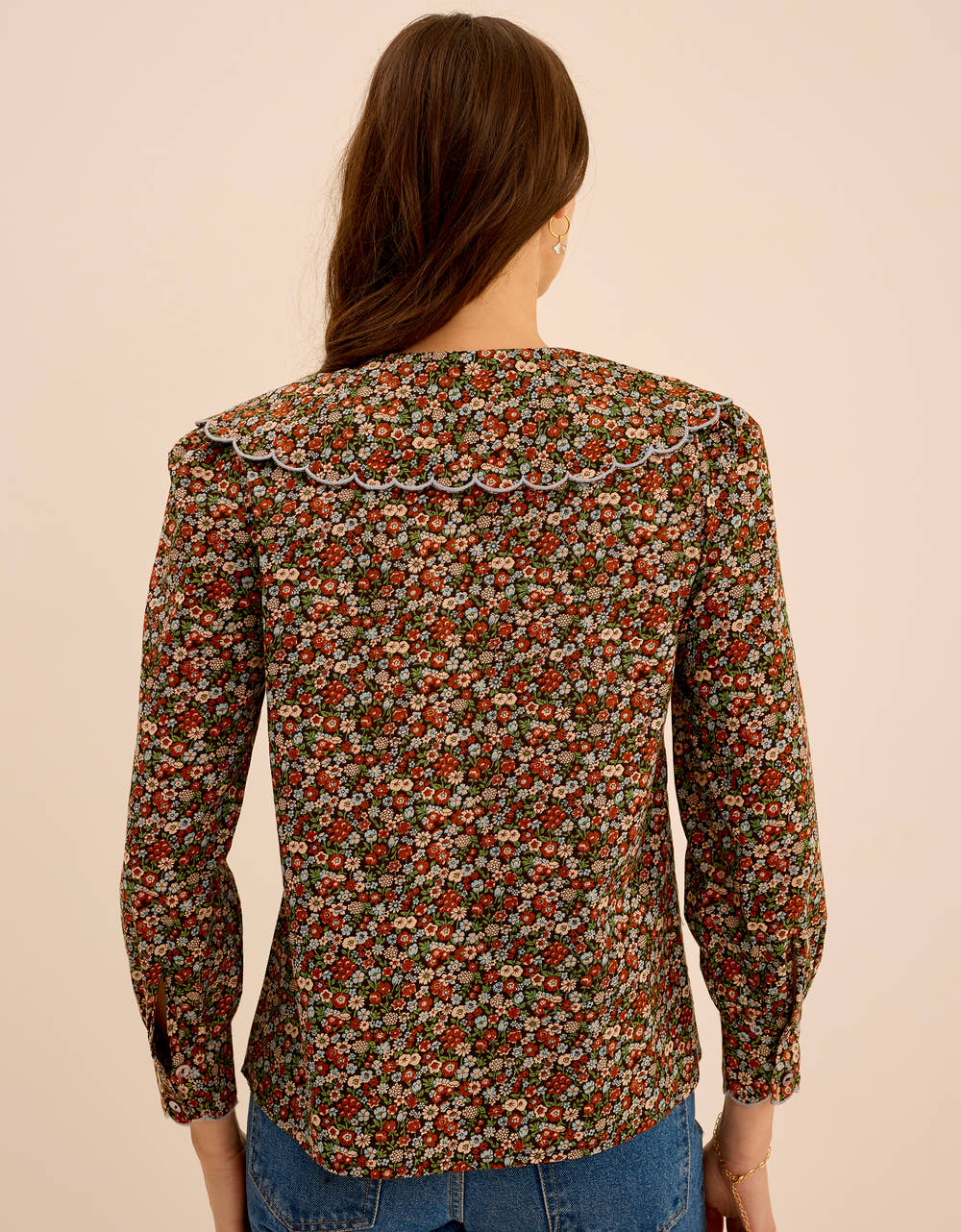 Pink City Prints Cinnamon Meadow Apple Blouse