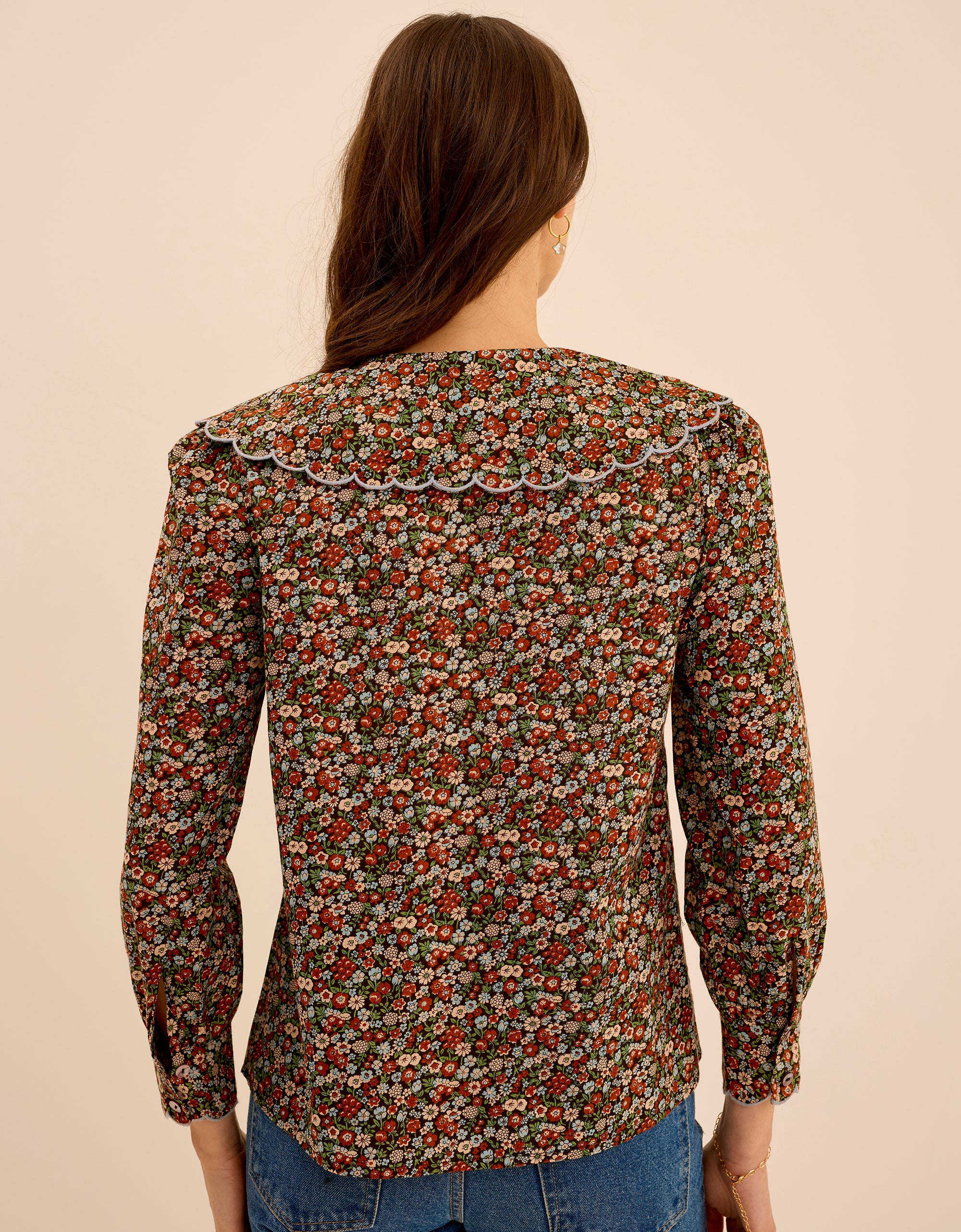 Pink City Prints Cinnamon Meadow Apple Blouse