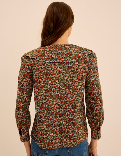 Pink City Prints Cinnamon Meadow Apple Blouse