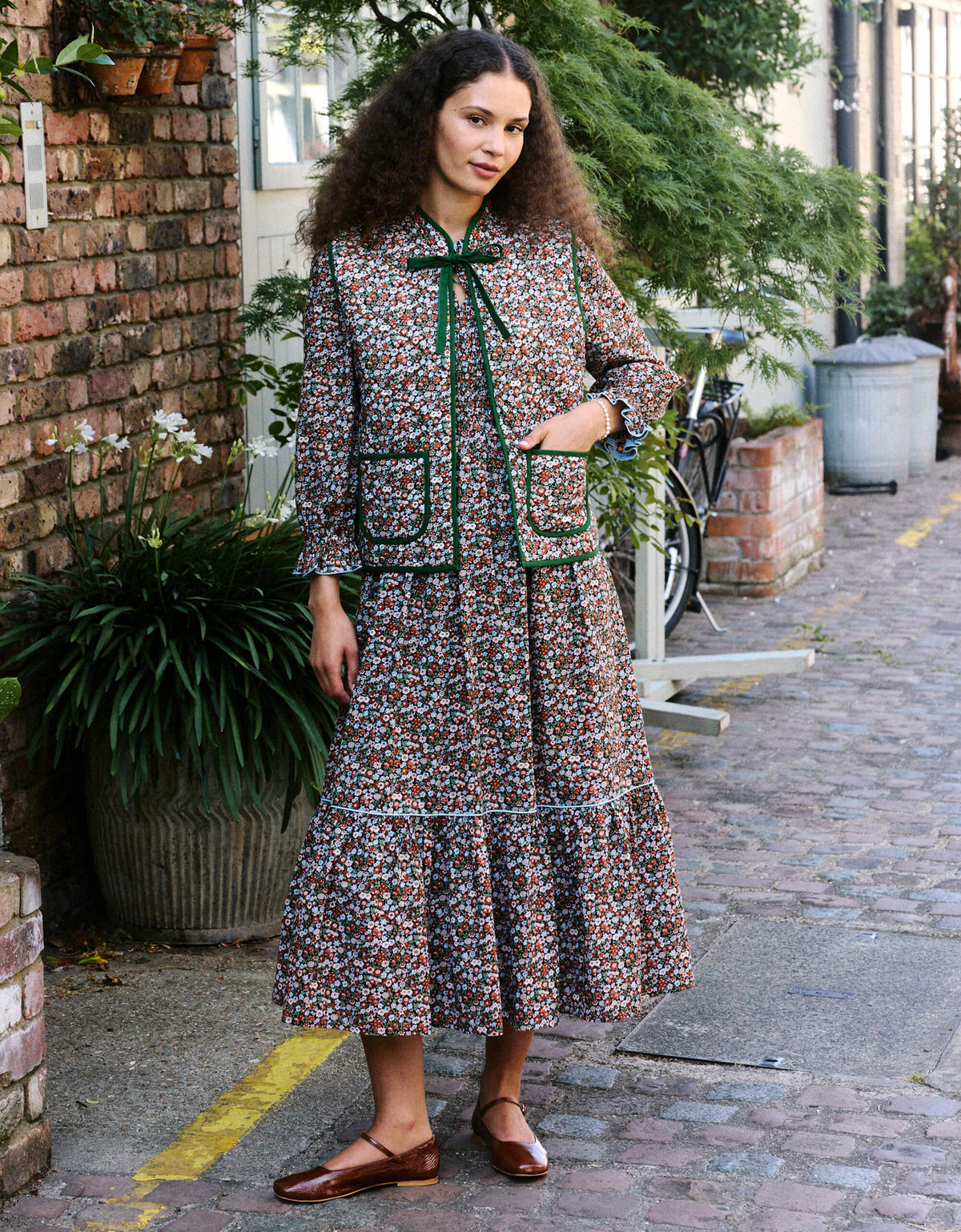 Pink City Prints Cinnamon Meadow Maggie Gilet