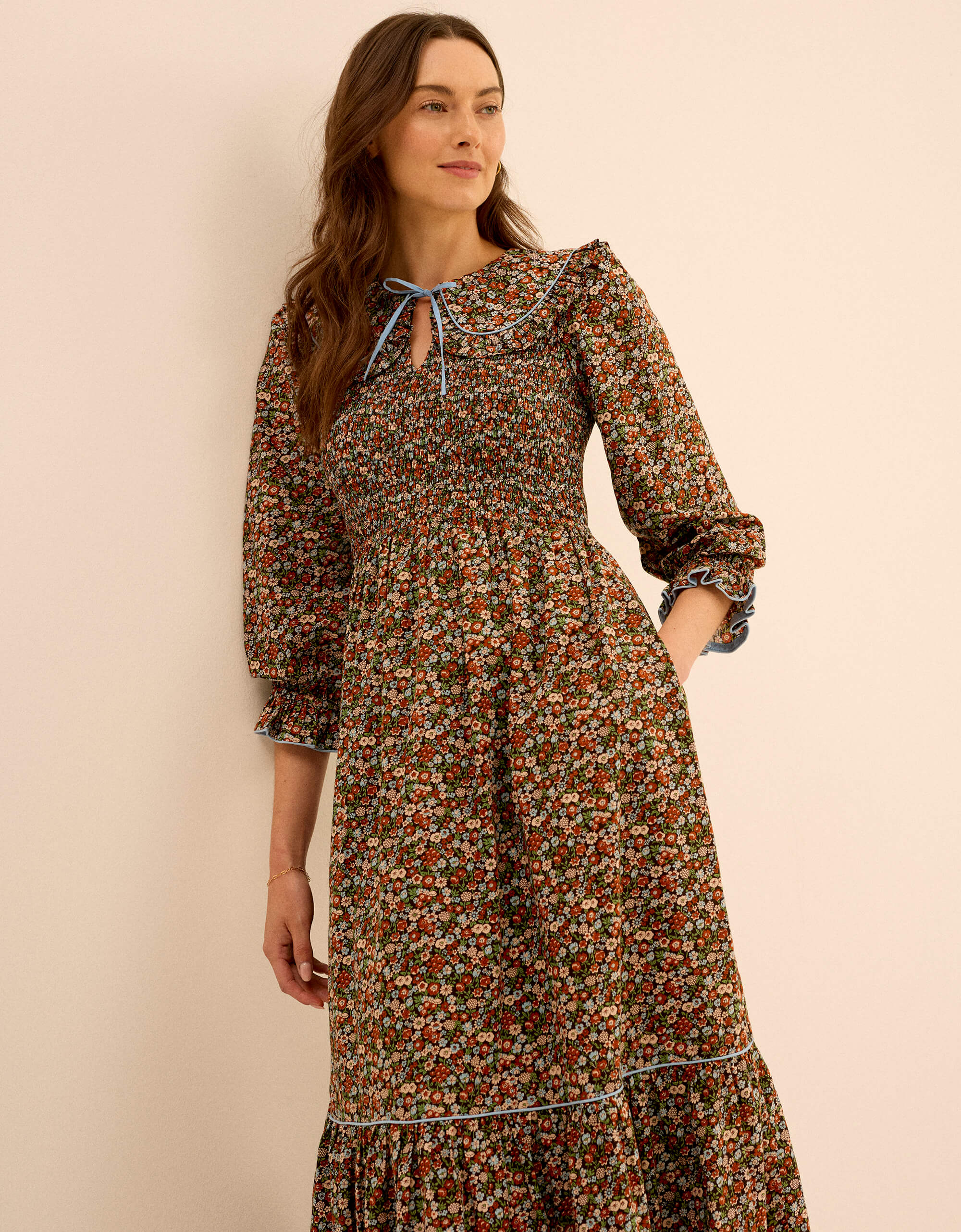 Pink City Prints Cinnamon Meadow Rita Dress