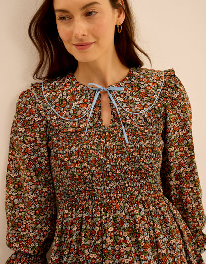 Pink City Prints Cinnamon Meadow Rita Dress