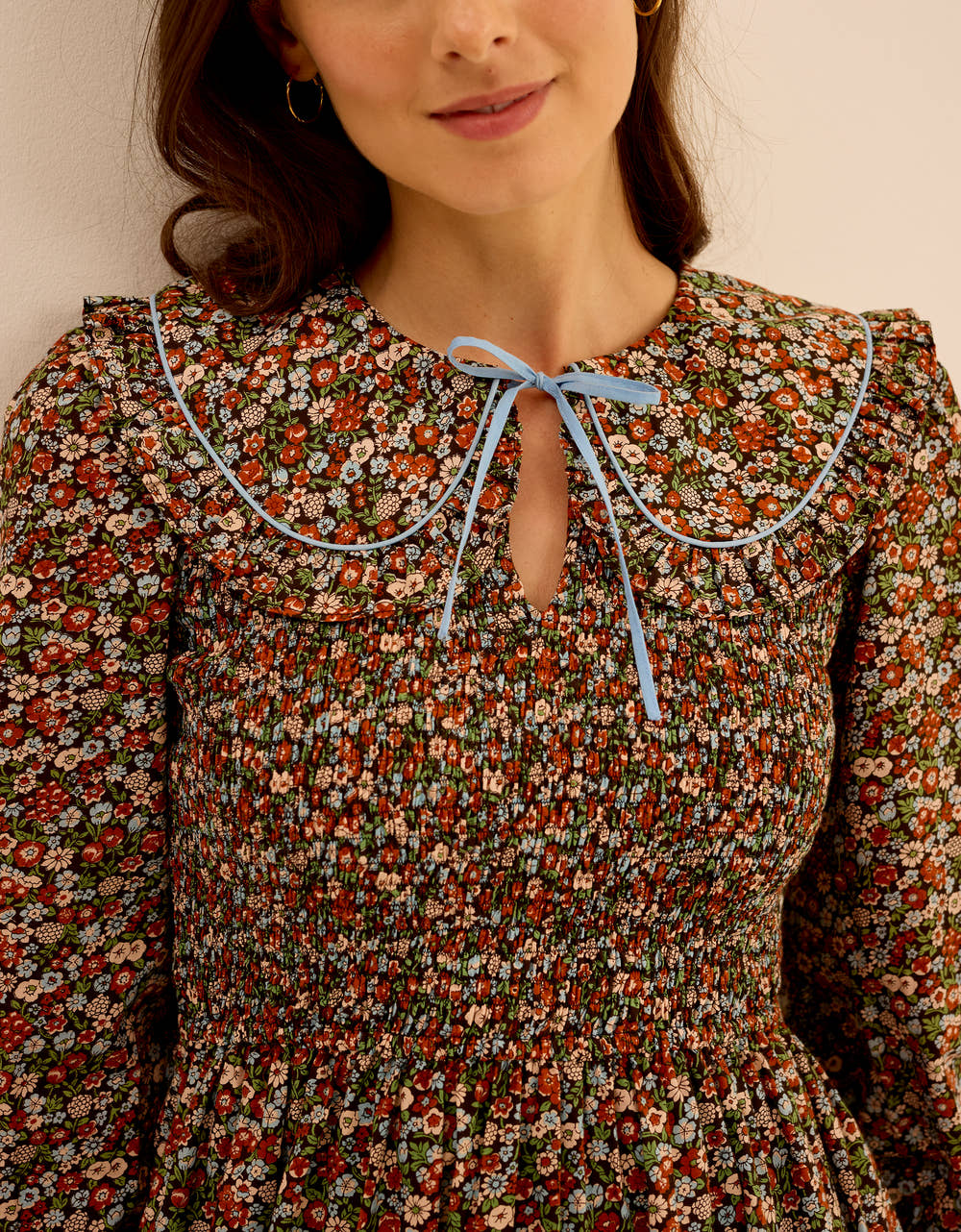 Pink City Prints Cinnamon Meadow Rita Dress