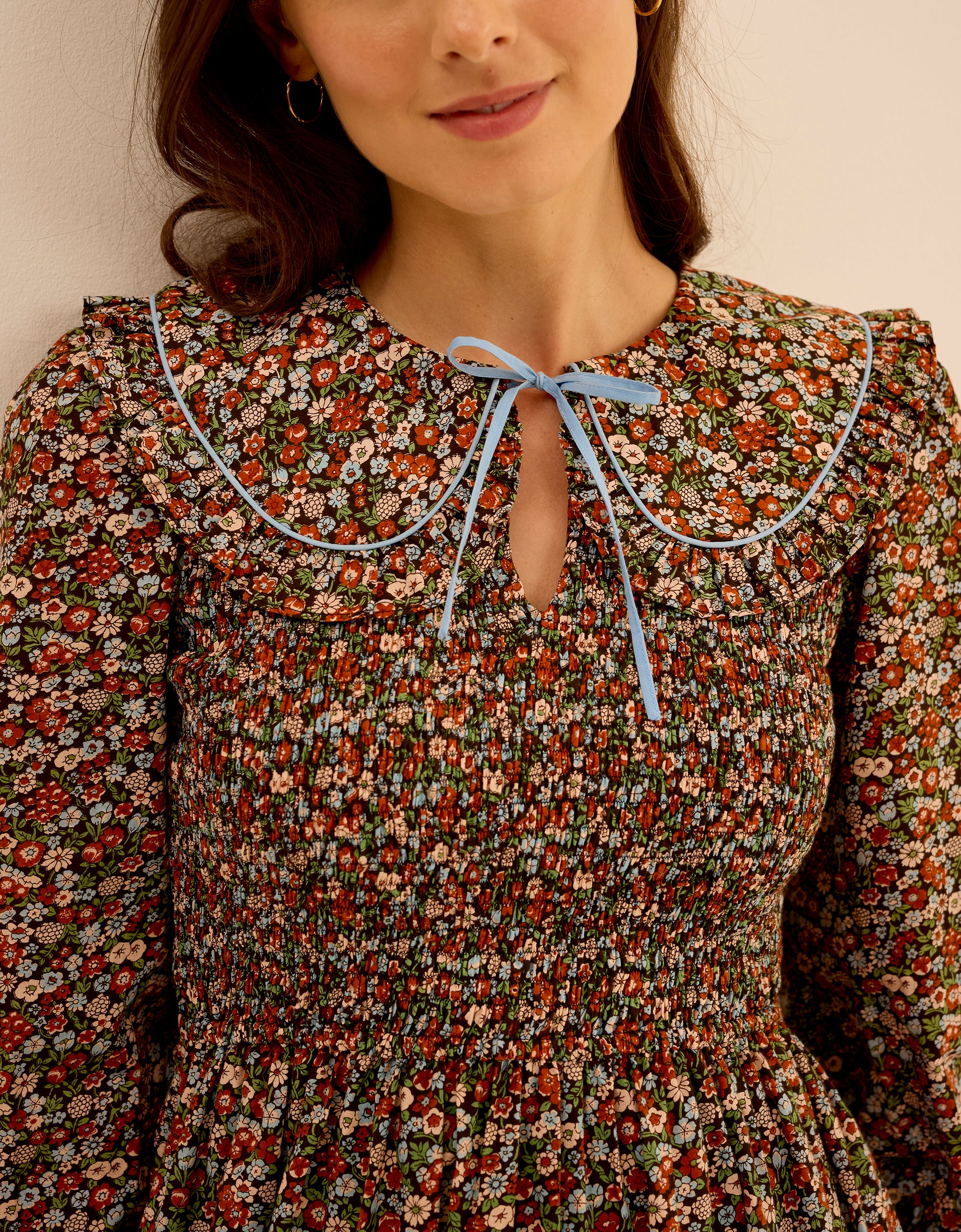 Pink City Prints Cinnamon Meadow Rita Dress