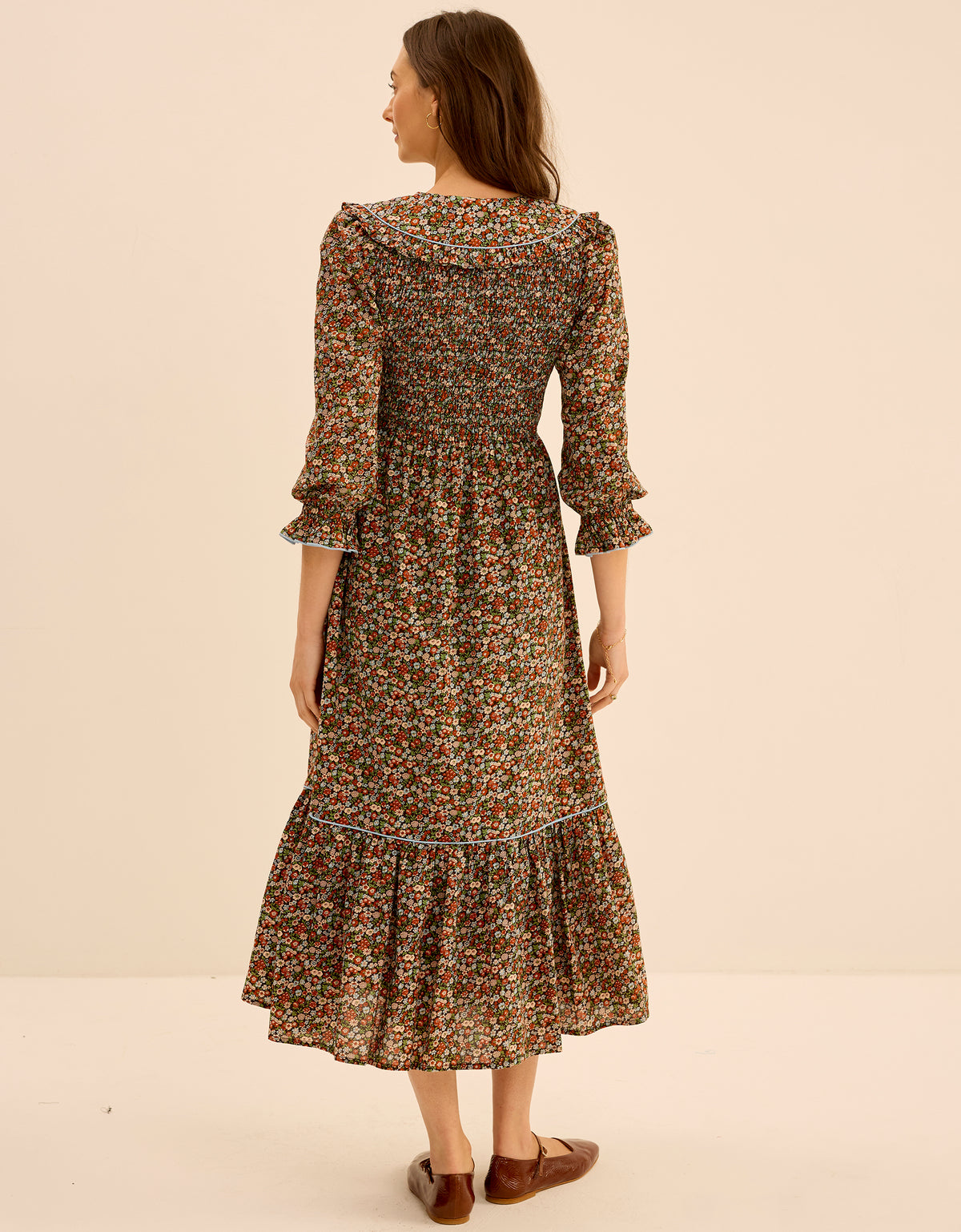Pink City Prints Cinnamon Meadow Rita Dress