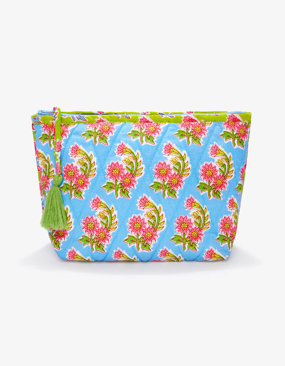 Pink City Prints Cornflower Aster Makeup Pouch