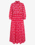 Pink City Prints Crimson Leopard Gina Dress