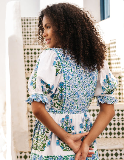 Pink City Prints Dusk Buta Laura Dress