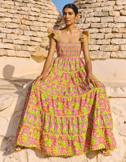 Pink City Prints Electric Mix Xanthe Dress