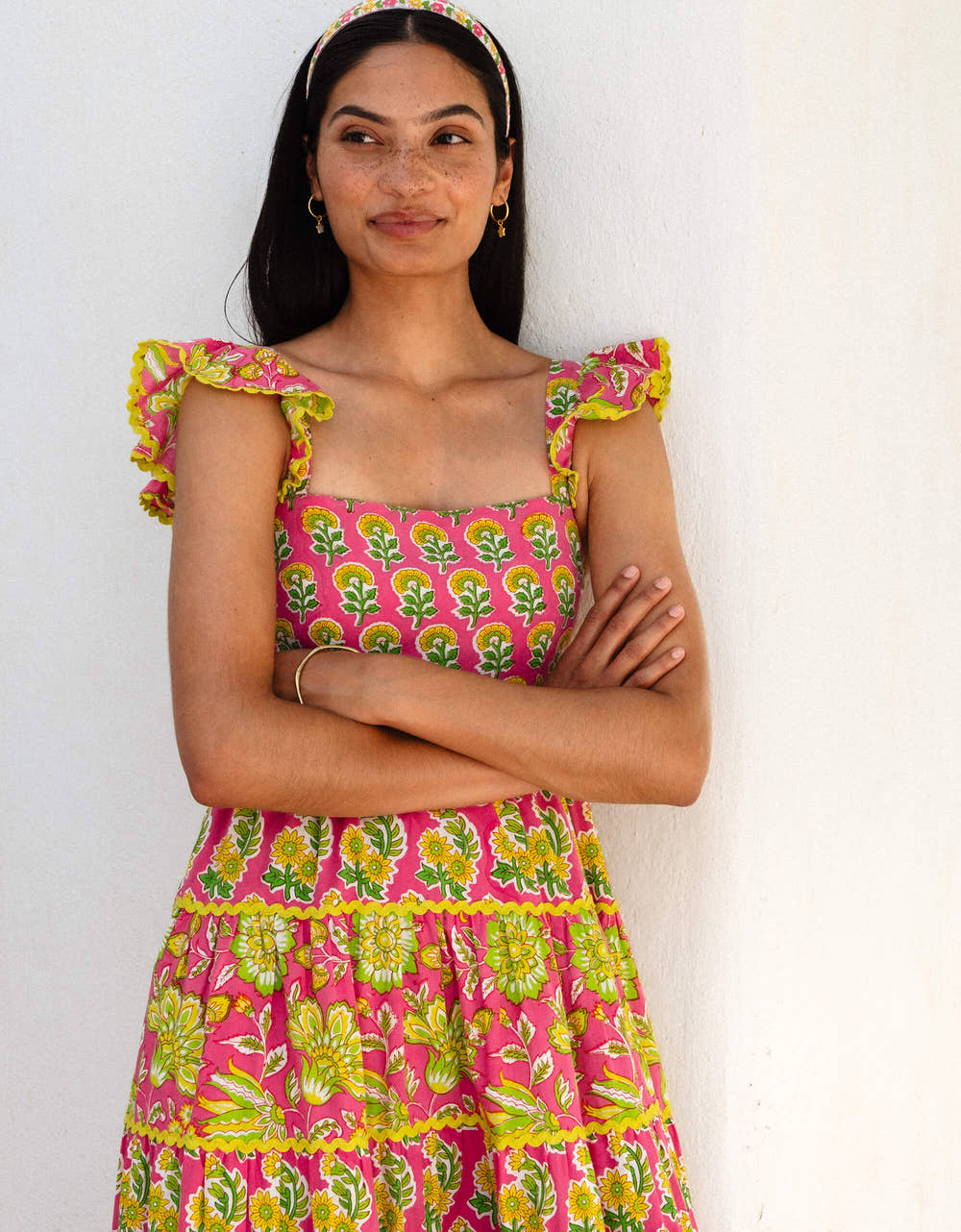 Pink City Prints Electric Mix Xanthe Dress